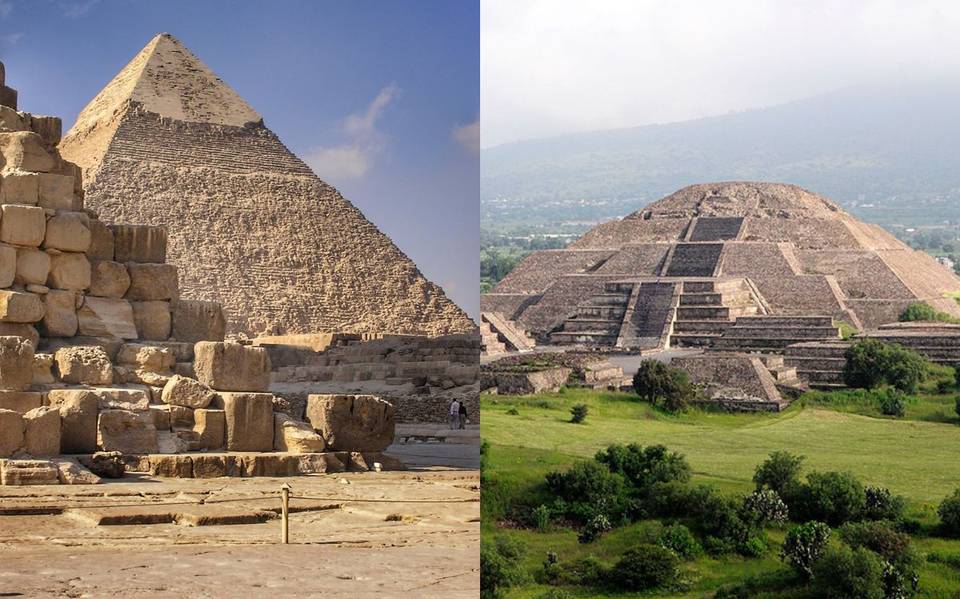 Piramides de Teotihuacán y las de egipto, ¿Similitudes?