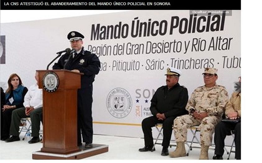 ¿Con que fin se creó el mando único policial?