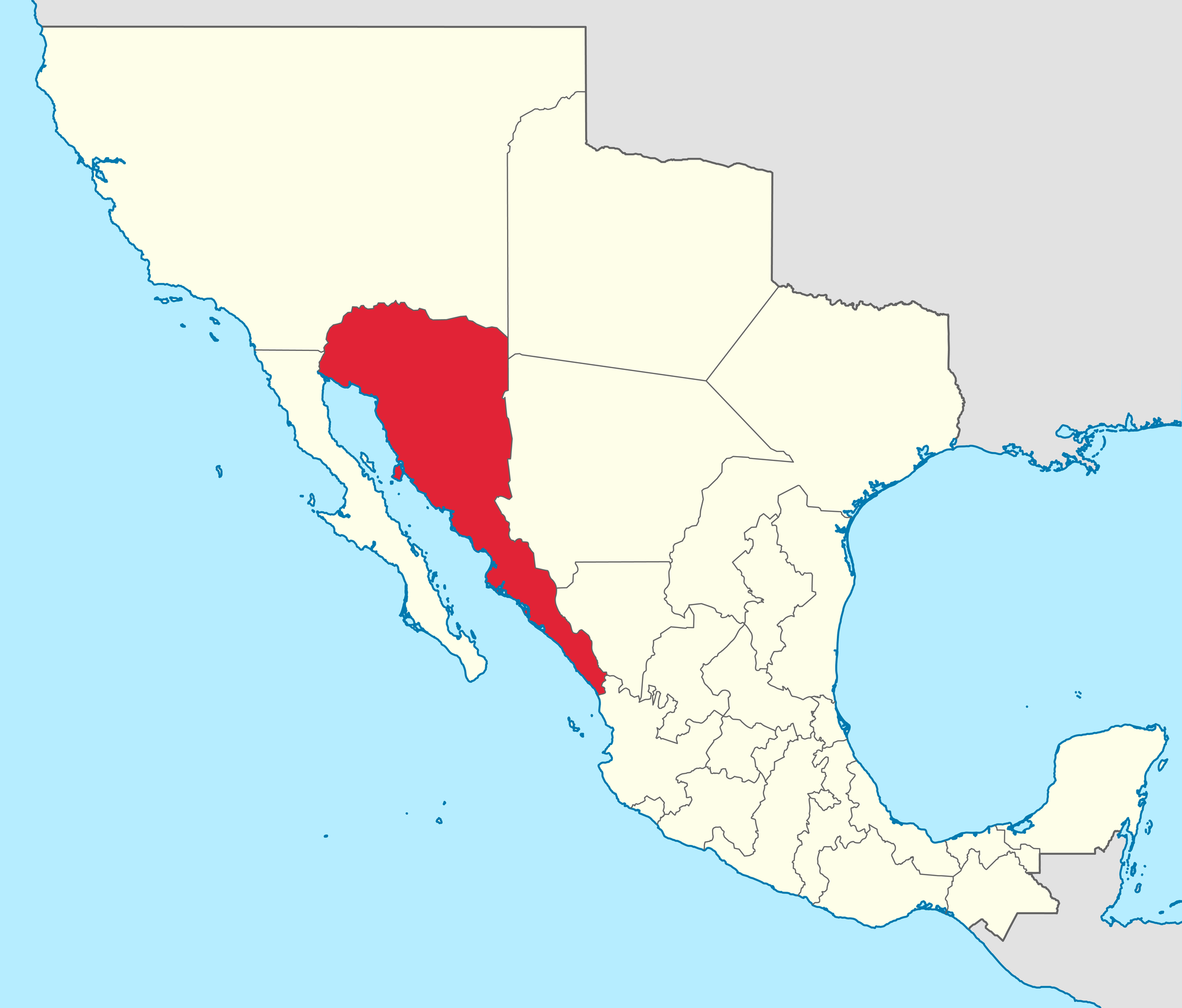 El Estado de Occidente: Historia y División Política