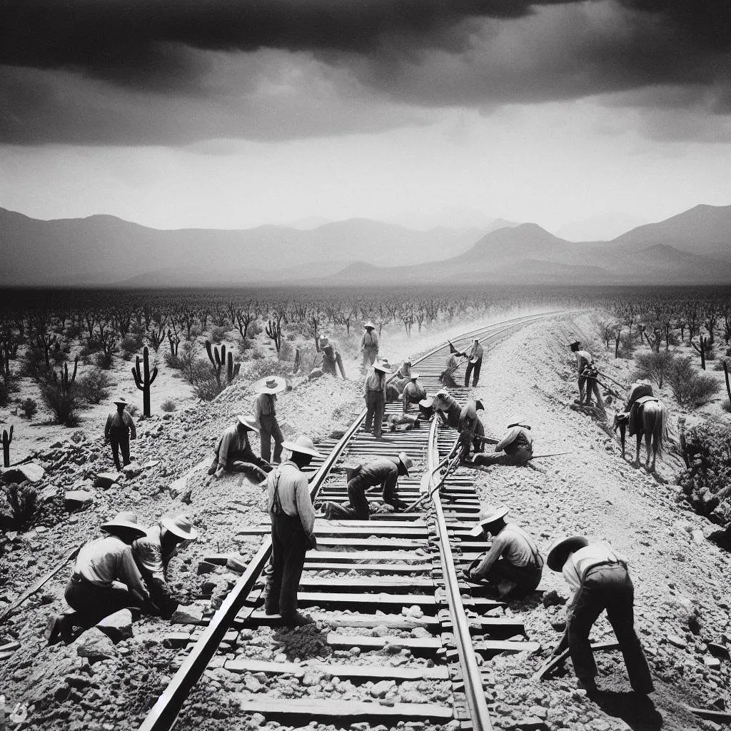 La Épica Construcción del Ferrocarril Sonora-Baja California a Través del Desierto de Altar