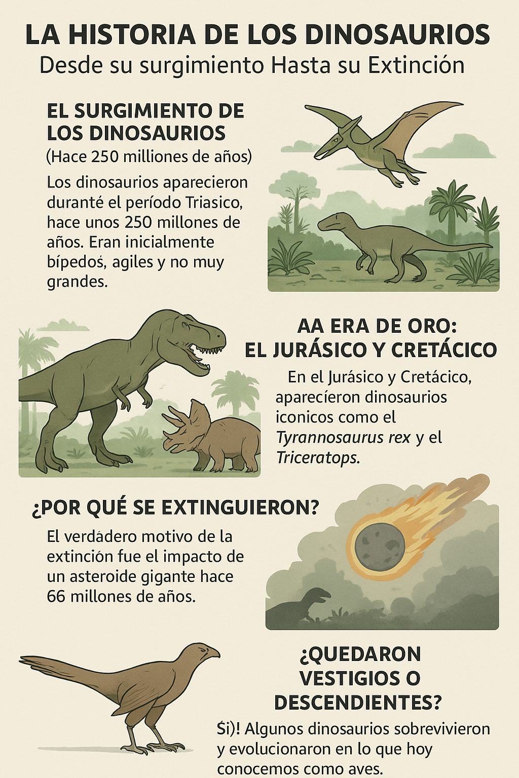 🦖 Dinosaurios: Titanes del Pasado, Claves del Presente