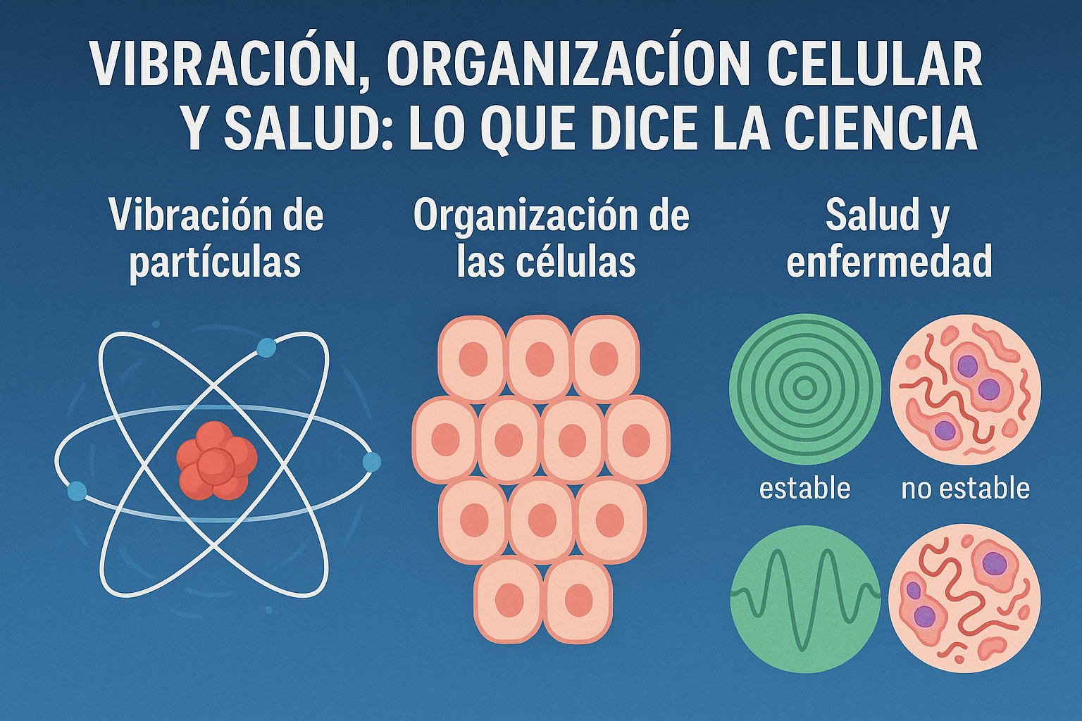Vibración, Organización Celular y Salud: Lo que Dice la Ciencia