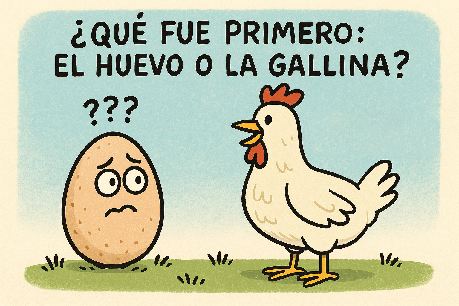 ¿Qué fue primero: el huevo o la gallina?